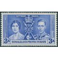 Somaliland Protectorate 1937 3a bright blue Cor...