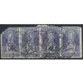 John Ericsson: Strip of 4 - USA 1926 - FH - Sc 628