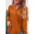 Straw Yellow Contrast Plaid Hood Patchwork Ches...