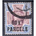 sg067 9d dull purple & blue GOVt PARCELS fine u...