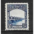 PAKISTAN 1948 3 1/2a BLUE LLOYDS BARRAGE SG 32 ...