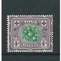tonga stamps hm sg45a sg 45a aged gum