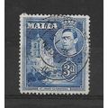 Malta.SG223a 3d St. John's Co-Cathedral (Blue)....