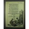 1920 National Bank of Commerce New York Ad - In...