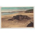 Chapel Rock & Sands Perranporth Postcard Cornwa...