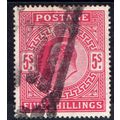 1902 Sg263 5s BRT CARMINE FINE USED (G114)