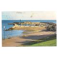 THE COBB, LYME REGIS used postcard 1984 postmark =