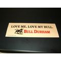 Pack Of 25 Bull Durham Cigarettes Bumper Sticker
