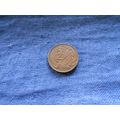 1966 AUSTRALIA 2 CENTS COIN. ( Frill Necked Liz...