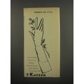1956 Kayser Gloves Ad - Ten wonderful colors in our dashing long stem beauty