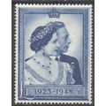 GB Scott 268 - SG494, 1948 Silver Wedding £1 MH*