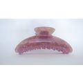 Large lavender mauve purple marbled hair claw c...