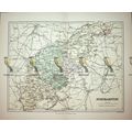 Northampton, England, Map, Book Illustration (P...