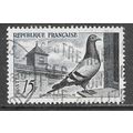 FRANCE 1957 PIGEON LOVERS BIRDS GANDON ENGRAVED...