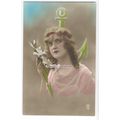 gla0038 - Young Lady, Lilies In Remenberance, F...