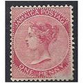 Jamaica 1886 SG18a 1d Carmine Watermark Crown C...