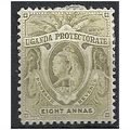 Uganda Protectorate 1898 SG89 8a Pale Olive Mou...