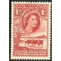 Bechuanaland 1955 - SG144 - QE11 1d red - Baoba...