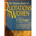 The Beacon Book Of Quotations By Women