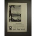 1930 Northern Pacific Railway Ad - Mt. St. Helens