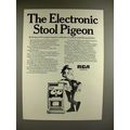 1969 RCA Spectra 70 Computer Ad - Stool Pigeon