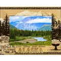 Alaska Cities Laser Engraved Wood Picture Frame...