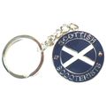 Scottish Scooterist Metal Enamel Keyring MOD Sc...