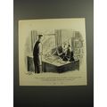 1954 Cartoon by Syd Hoff - I'm awfully rushed r...