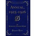 Annual, 1925-1926 (Classic Reprint)