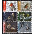 ZAYIX Isle of Man 1455-1460 MNH Birds in Winter...