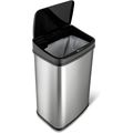 Silver/Black 13-Gallon Stainless Steel Kitchen ...