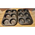 2 Vintage Silver Beauty 1-KCOLOY 1122-6 Muffin ...