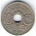 FRANCE 10 CTS 1936