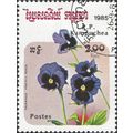 CAMBODIA, FLOWER, Viola Tricolor Ullswater, pin...