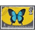 SOLOMON ISLANDS, 1972-73 4c Butterfly, SG 222 (...