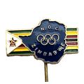 1984 Los Angeles Olympics Zimbabwe Stick Pin Pi...