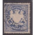 Bavaria 1900 Arms 20pf Fine Used SG 124 VGC