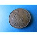 1936 GEORGE V ONE PENNY FREE POST COIN - 4. AS