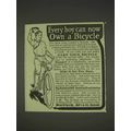 1913 Mead Cycle Ranger Bicycle Ad - Every Boy C...