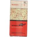 WARWICKSHIRE half inch Cloth Sheet Map No 19......