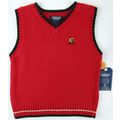 NWT OshKosh Boy's Red Train V-Neck Sweater Vest...