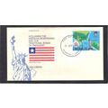 FDC Int'l Liberia Honoring USA Bicentennial (Ca...