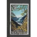 NEW ZEALAND 1968 28c FOX GLACIER WESTLAND NATIO...