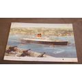1950s Postcard - Cunard Shipping Line - RMS Car...
