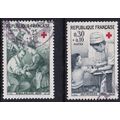 France 1966 SG 1733-4 Used Red Cross/Semi-posta...