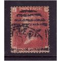 GREAT BRITAIN 1858-79 QV SG44 1d RED BROWN PLAT...