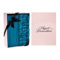 AGENT PROVOCATEUR 100% Silk Kingfisher Blue Ruf...