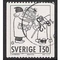 Fa 1143: 1 Kr. 50 black Swedish Comic Strips: A...