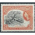 British Guiana 1954 SG339 24c Black & Brownish-...