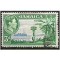 Jamaica 1938 SG126 3d Ultramarine & Green Fine ...